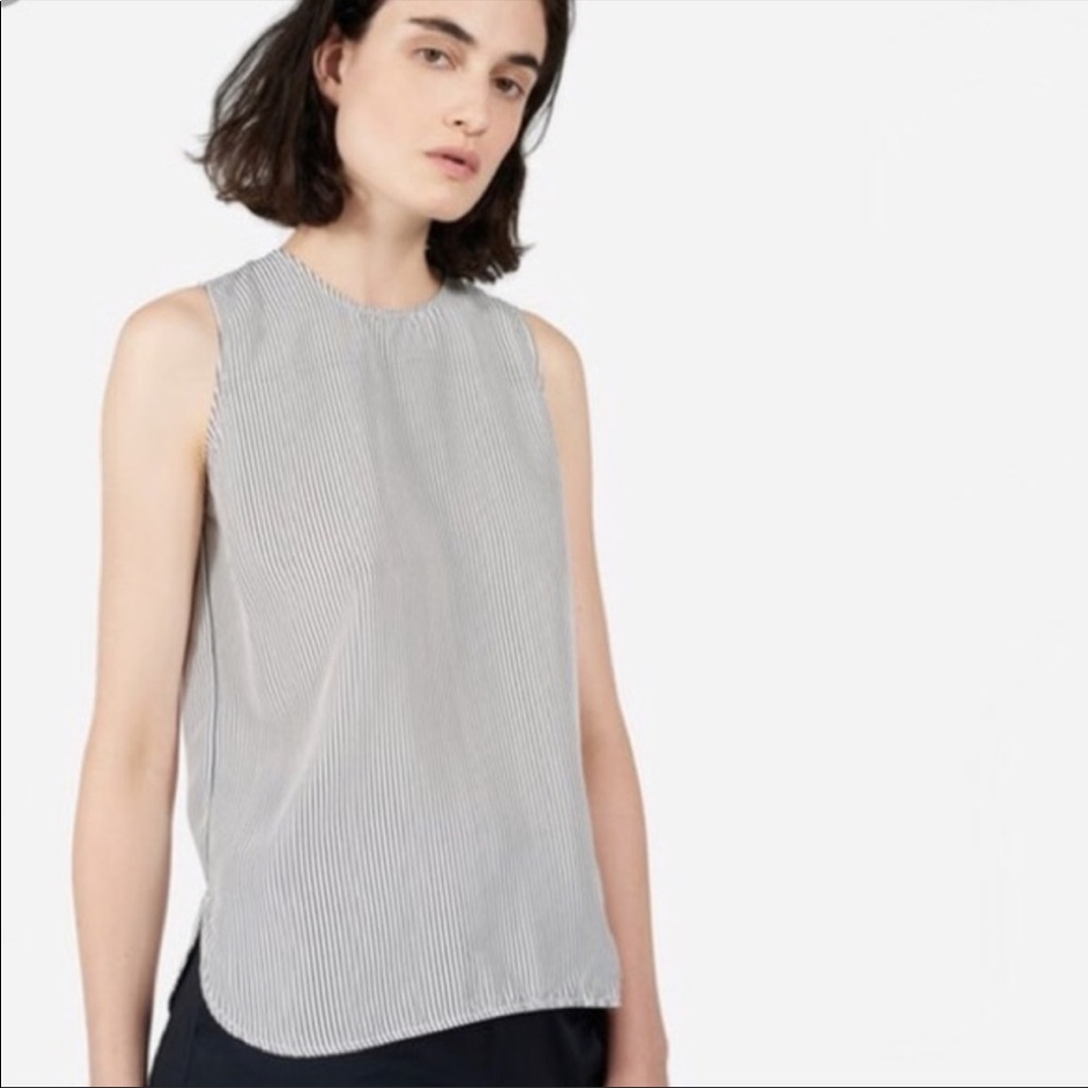 The stripes silk shell $85 - Picture 2 of 5